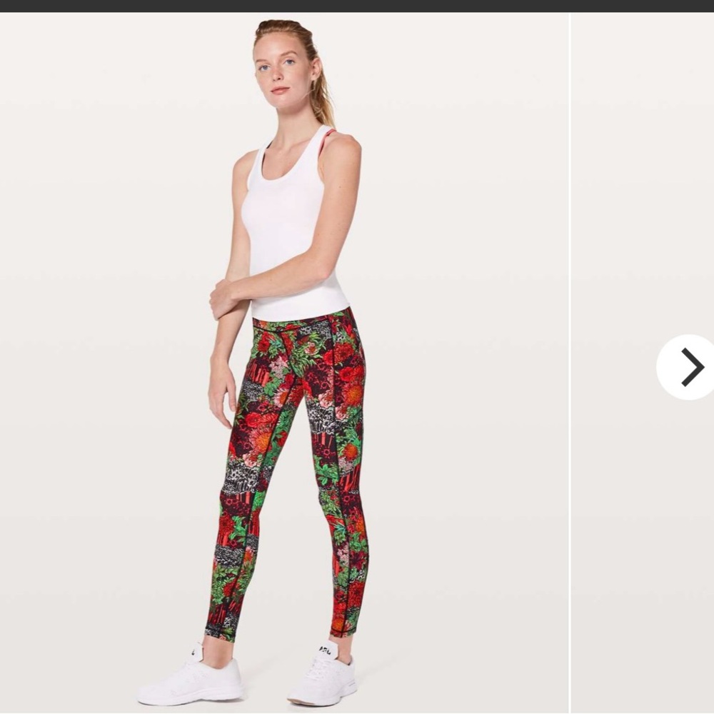 Lululemon"Speed Up Tight * Full - On Luxtreme * 28" Zen Garden Multi ...
